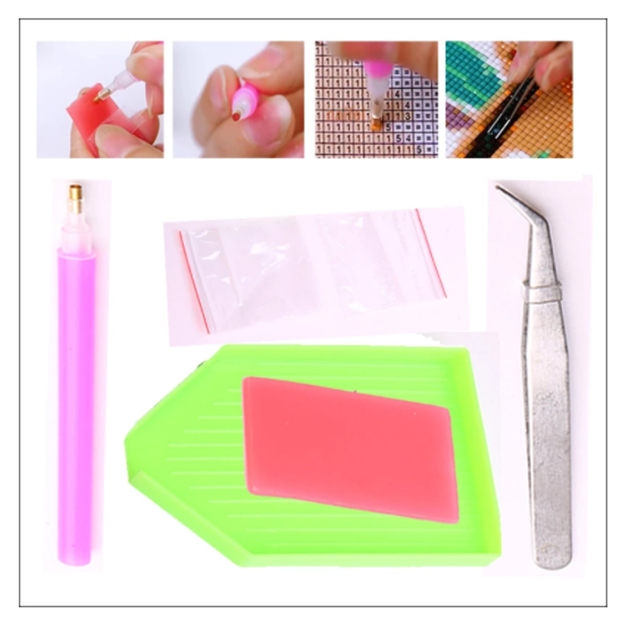 Large Wolf Running Diamond Pai - Embroidery Running Stitch review and price