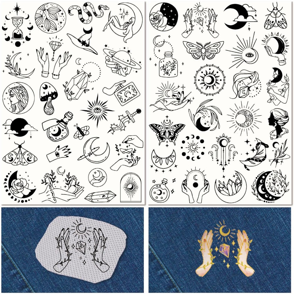 51Pcs Boho Moon Sun Water Solu - Embroidery Threads review and price