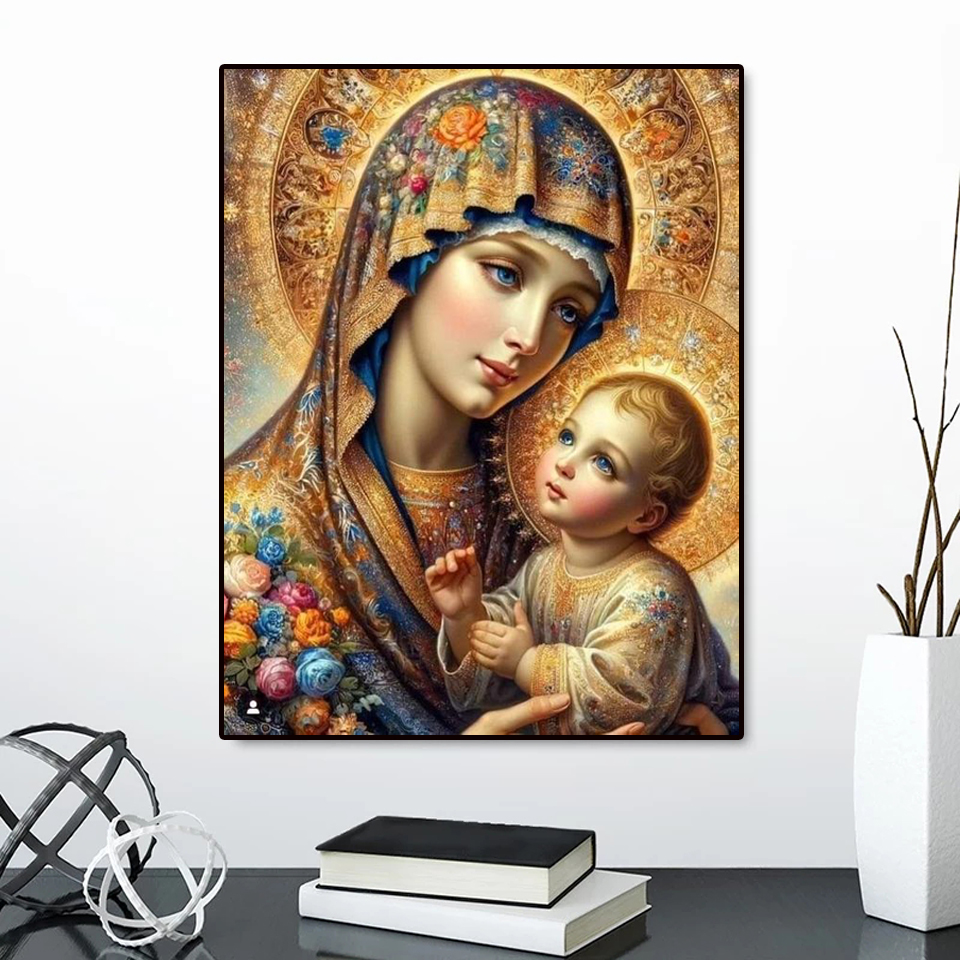 Frameless,Diamond Painting Vir - Embroidery Flower review and price